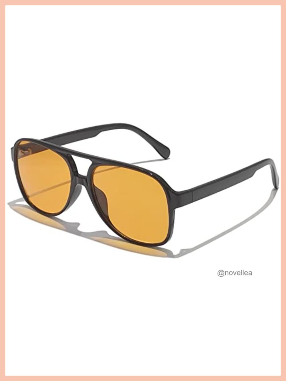 Retro Trendy Aviator Sunglasses 70s Oversized Wrap Around UV Protection Driving